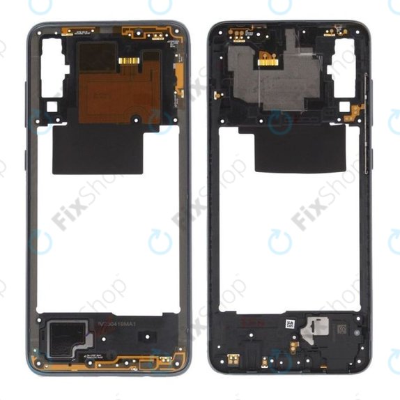Samsung Galaxy A70 A705F - Srednji okvir (crni) - GH97-23258A, GH97-23445A originalni servisni paket