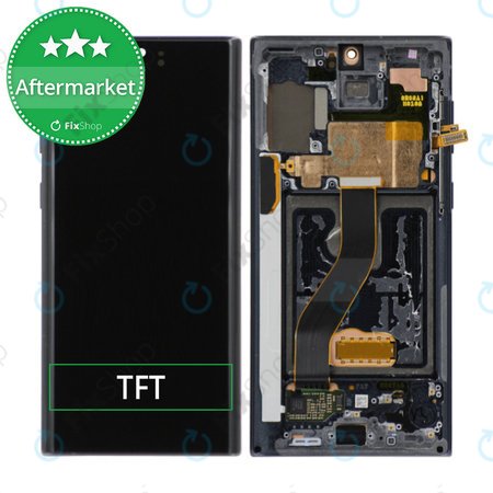 Samsung Galaxy Note 10 - LCD zaslon + zaslon osjetljiv na dodir + okvir (crni) TFT