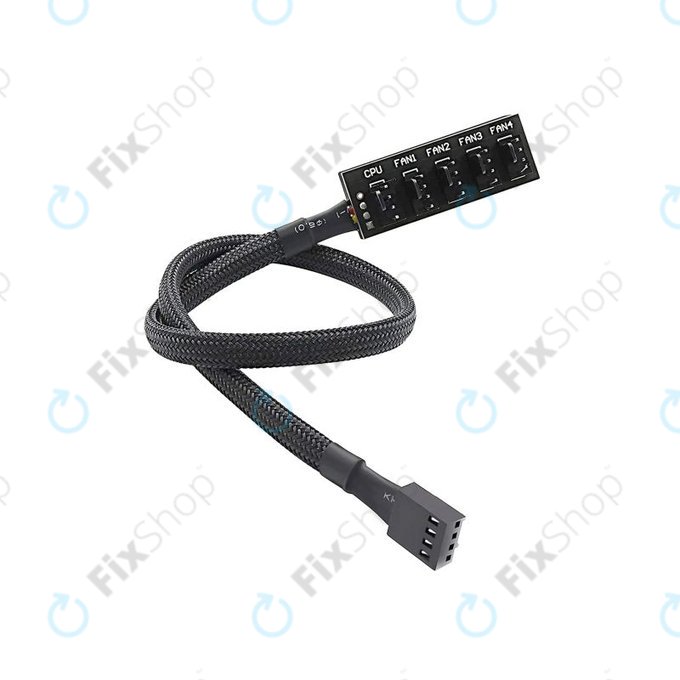 PWM razdjelnik za ventilatore, 4-pinski, 5-portni