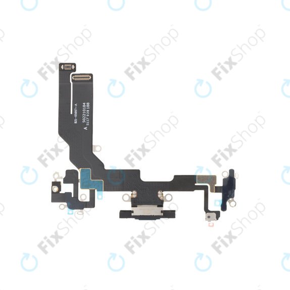 Apple iPhone 16e - Konektor za punjenje + Flex kabel (Black)