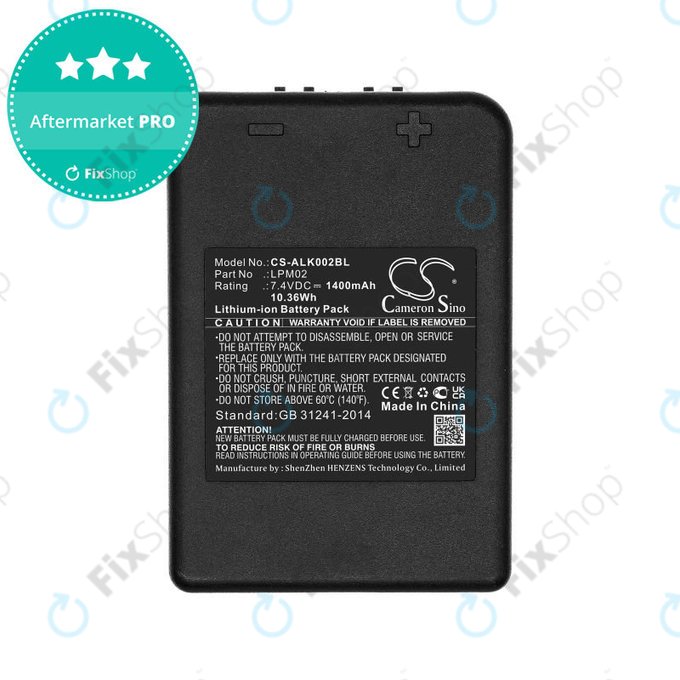 Baterija za Autec Funkfernsteuerung Air, Modular AJM, 1400mAh, Li-Ion, 7.4V, LPM02, HQ