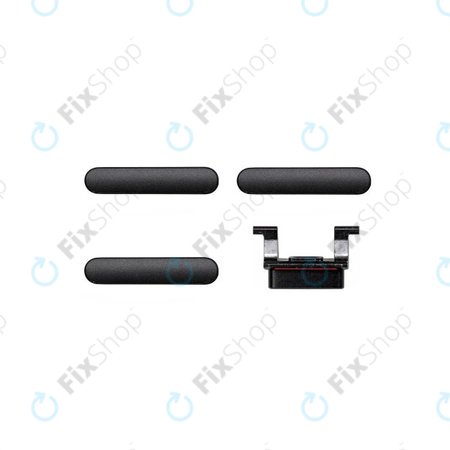 Apple iPhone 8 Plus - Set bočnih gumba - Uključivanje + glasnoća + isključivanje zvuka (Space Gray)