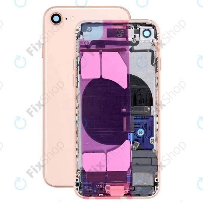 Apple iPhone 8 - Stražnje Maska s malim dijelovima (zlato)