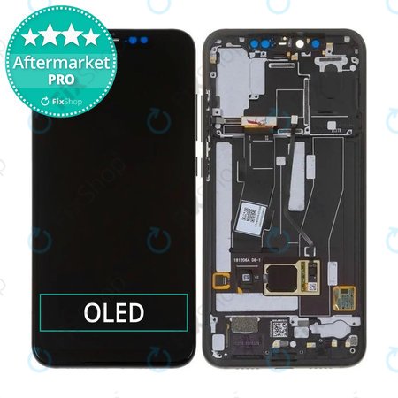 Xiaomi Mi 8 Pro - LCD zaslon + zaslon osjetljiv na dodir + okvir (crni)