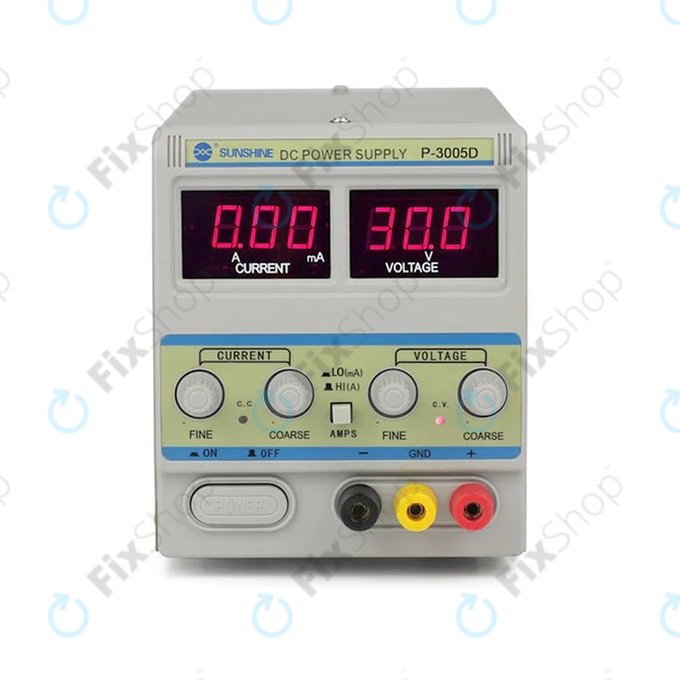 Sunshine P-3005D - Prilagodljivi napajajući izvor (0-30V, 0-5A)