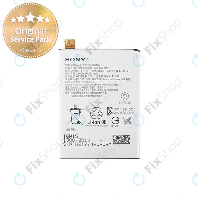 Sony Xperia X Performance F8131, F8132 - Baterija LIP1624ERPC 2700mAh - 1300-3513 Genuine Service Pack
