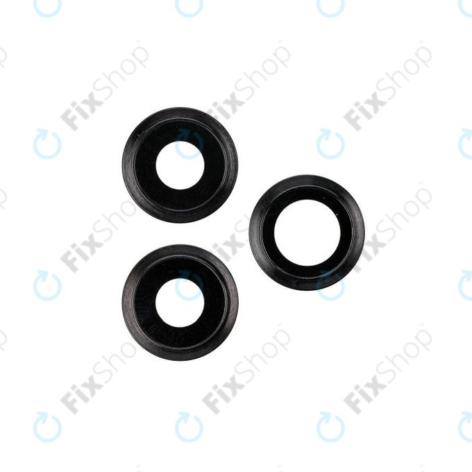 Apple iPhone 11 Pro, 11 Pro Max - Leća stražnje kamere s okvirom (Space Gray) - 3 kom