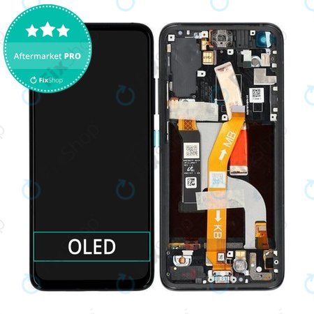 Asus ZenFone 8 ZS590KS - LCD zaslon + zaslon osjetljiv na dodir + okvir (Obsidian Black) OLED