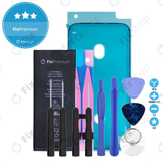 Baterija za iPhone 7, 1960mAh, Ljepilo (Adhesive), Alati, FixPremium