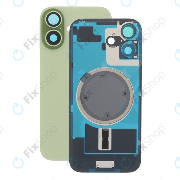 Apple iPhone 17 - Stražnje staklo kućišta + staklo kamere + metalni okvir + magsafe magnet (Sage)
