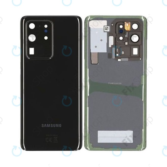 Samsung Galaxy S20 Ultra G988F - Poklopac baterije (Cosmic Black) - GH82-22217A Originalni servisni paket