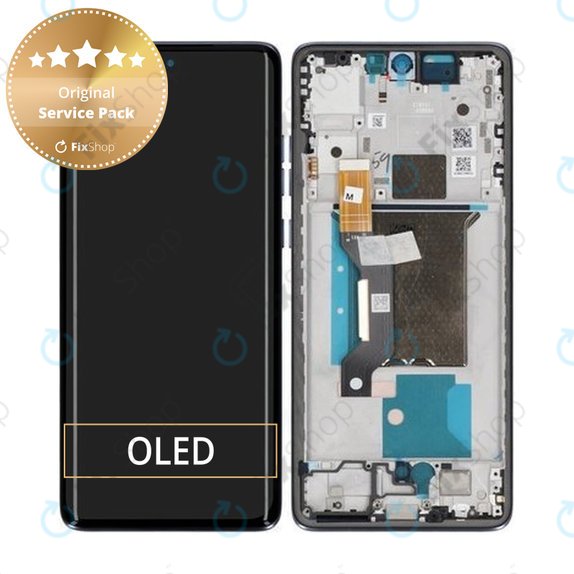 Motorola Edge 60 Fusion - LCD zaslon + zaslon osjetljiv na dodir + okvir (Slipstream) - 5D68C29878 Genuine Service Pack