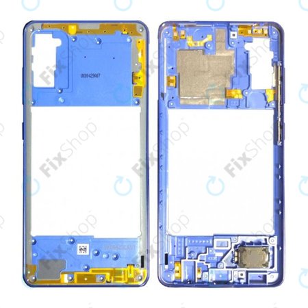 Samsung Galaxy A41 A415F - Srednji okvir (Prism Crush Blue) - GH98-45511D Originalni servisni paket