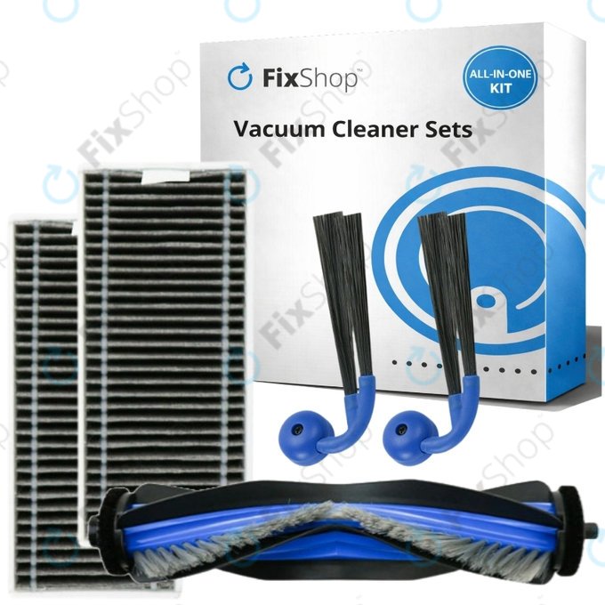 Set rezervnih dijelova za Ecovacs Deebot X9 Pro Omni (1x Glavna četka, 2x Filter, 2x Bočna četka)