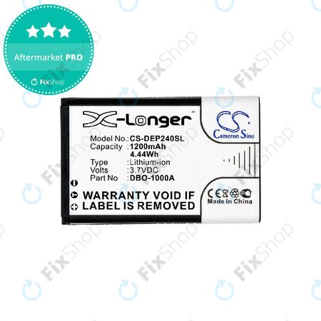 Baterija za Doro 1370, 1372, 2404, 6040, 1200mAh, Li-ion, 3.7V, DBO-1000A, HQ