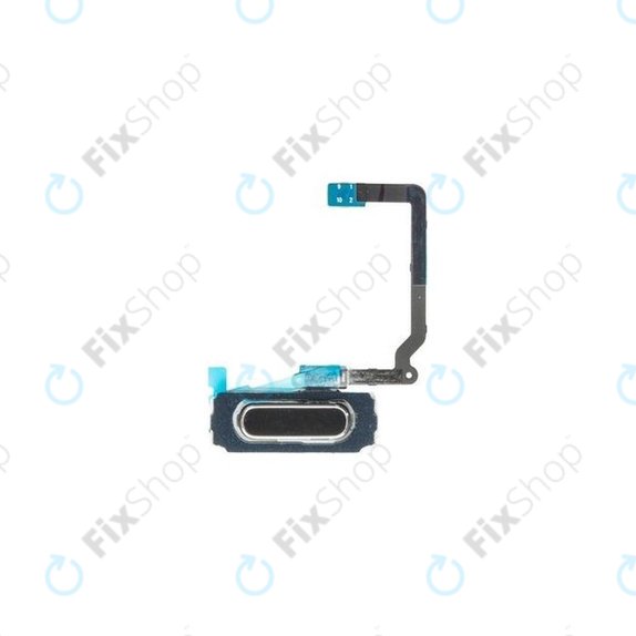 Samsung Galaxy S5 G900F - Tipka Home + Flex kabel (crna)