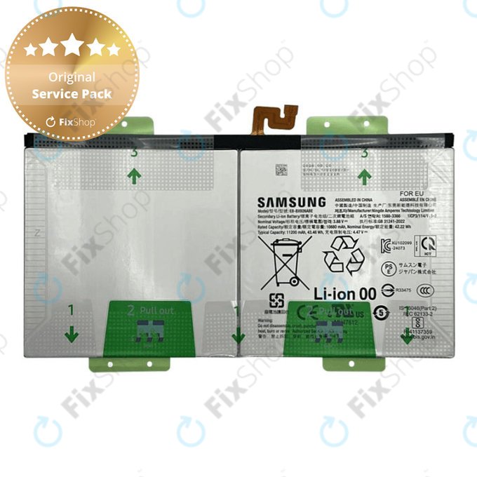 Samsung Galaxy Tab S10 Ultra X920, X926B - Baterija EB-BX926ABE 11200mAh - GH82-35940A Genuine Service Pack