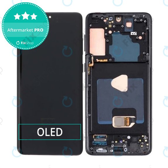 Samsung Galaxy S21 Plus G996B - LCD zaslon + zaslon osjetljiv na dodir + okvir (Phantom Black) OLED