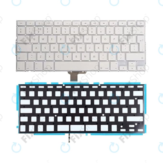 Apple MacBook 13" A1342 (kasno 2009. - Sredina 2011.) - Tipkovnica + pozadinsko osvjetljenje UK
