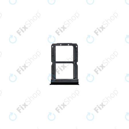 OnePlus 6T - SIM ladica (Mirror Black) - 1071100159 Genuine Service Pack