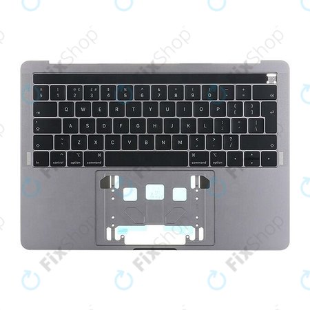 Apple MacBook Pro 13" Retina A1989 (sredina 2018. - Sredina 2019.) - Gornje Maska + tipkovnica UK + Touch Bar + mikrofon + zvučnici (Space Gray)