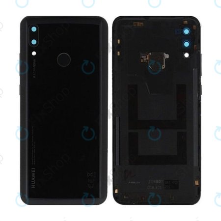 Huawei P Smart (2019) - Poklopac baterije + senzor otiska prsta (crno) - 02352HTS