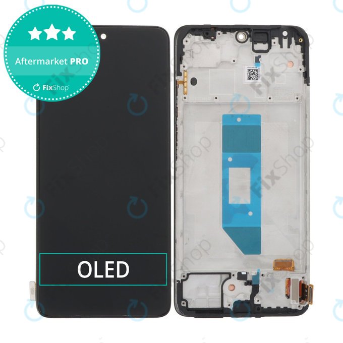 Xiaomi Redmi Note 14 Pro 4G 24116RACCG - LCD zaslon + zaslon osjetljiv na dodir + okvir (Midnight Black) OLED