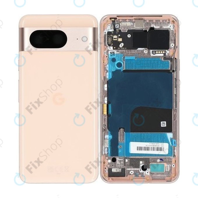 Google Pixel 8 GKWS6 G9BQD - Poklopac baterije (Rose) - G949-00565-01 Genuine Service Pack