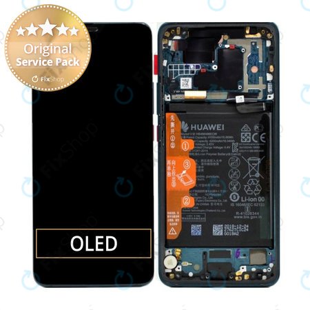 Huawei Mate 20 Pro - LCD zaslon + zaslon osjetljiv na dodir + okvir + baterija (Emerald Green) - 02352GGB