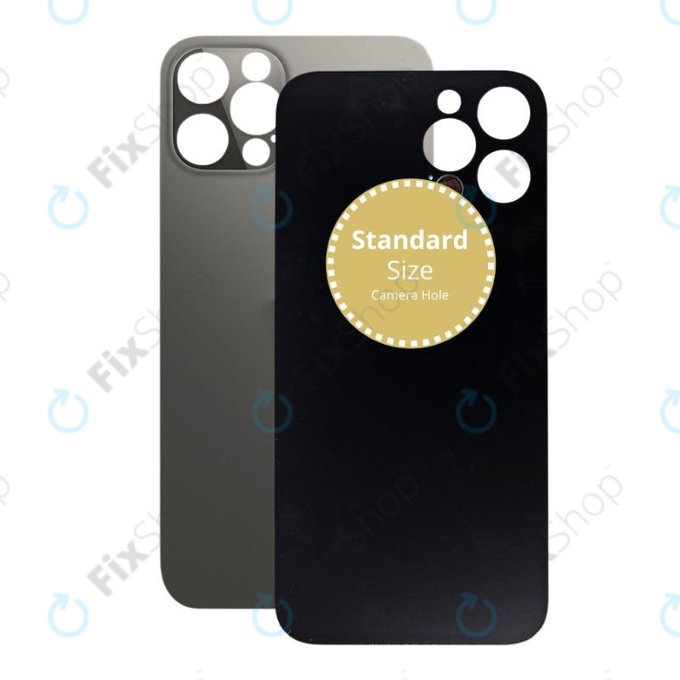 Apple iPhone 12 Pro - Stražnje staklo kućišta (grafitno)