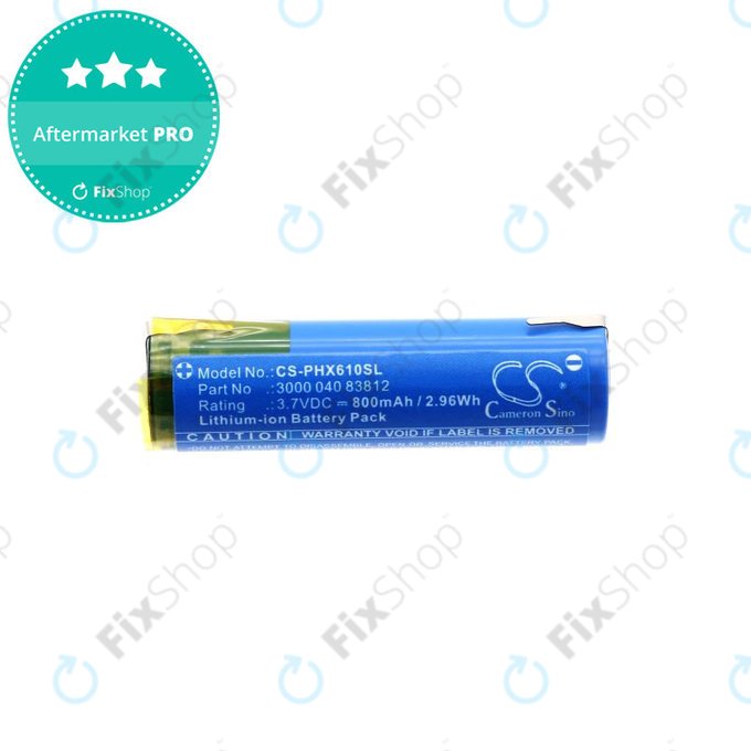 Baterija za Oral-B Genius X, Philips HX6100 Series, 800mAh, Li-Ion, 3.7V, 3000 040 83812, HQ