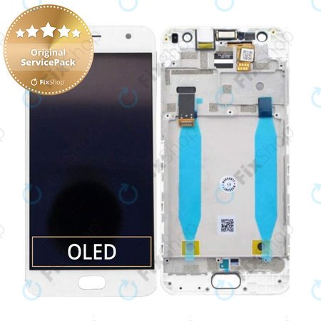 Asus ZenFone 4 Selfie ZD553KL - LCD zaslon + zaslon osjetljiv na dodir + okvir (bijeli) - 90AX00L2-R20010 Originalni servisni paket
