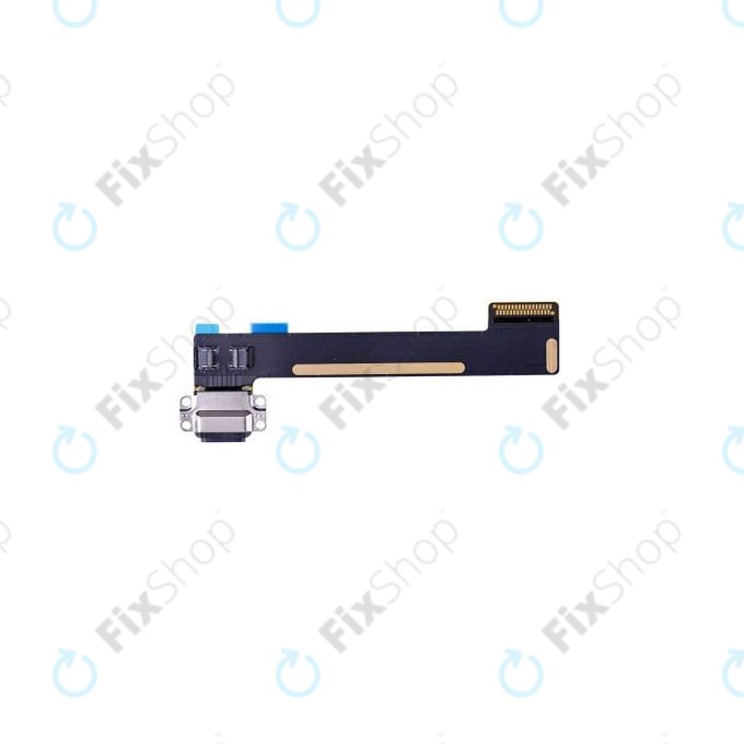 Apple iPad Mini 4, Mini 5 - Konektor za punjenje + savitljivi kabel (crni)