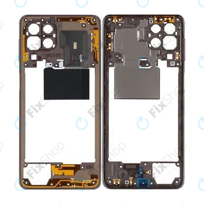 Samsung Galaxy M53 5G M536B - Srednji okvir (smeđi) - GH98-47481B originalni servisni paket