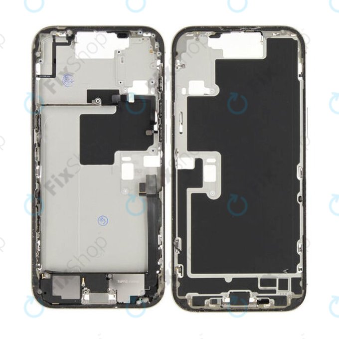 Apple iPhone 16 Pro Max - Srednji okvir + Tipke za uključivanje + Glasnoću (Natural Titanium)