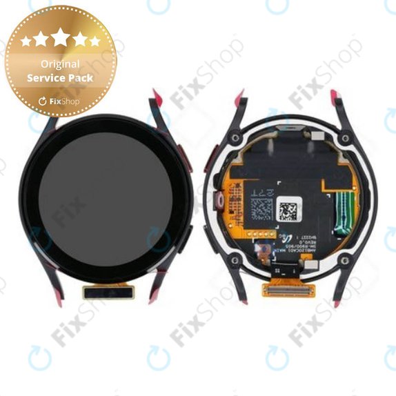 Samsung Galaxy Watch 5 40 mm R900 - LCD zaslon + zaslon osjetljiv na dodir + okvir (grafit) - GH82-30040A Originalni servisni paket