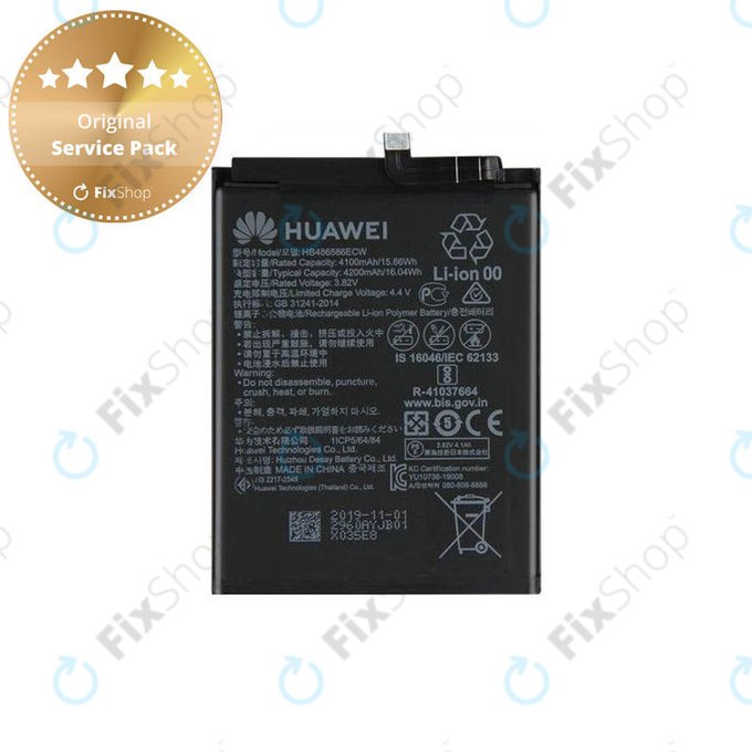 Huawei P40 Lite - Baterija HB486586ECW 4100mAh - 24023099