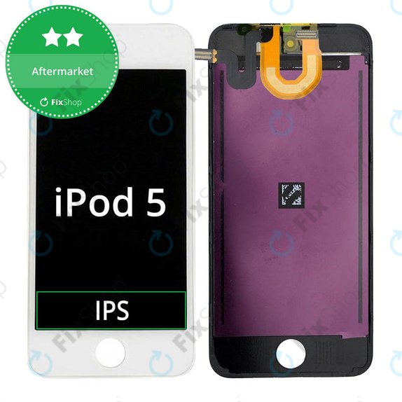 Apple iPod Touch (5. generacija, 6. generacija, 7. generacija) - LCD zaslon + zaslon osjetljiv na dodir + okvir (bijeli)