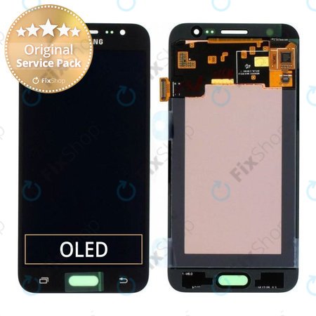 Samsung Galaxy J5 J500F - LCD zaslon + zaslon osjetljiv na dodir (crni) - GH97-17667B Originalni servisni paket