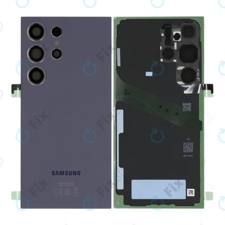 Samsung Galaxy S24 Ultra S928B - Pokrov baterije (Titanium Violet) - GH82-33349D Genuine Service Pack