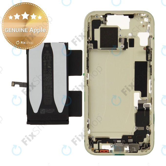 Srednji okvir s baterijom za iPhone 15 | Yellow | ZD076-00671 | Genuine Apple