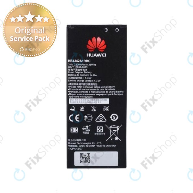 Huawei Y5II 4G CUN-L21, Y6, Y6 II Compact LYO-L21 - Baterija HB4342A1RBC 2200mAh - 24022156, 24021834 Genuine Service Pack