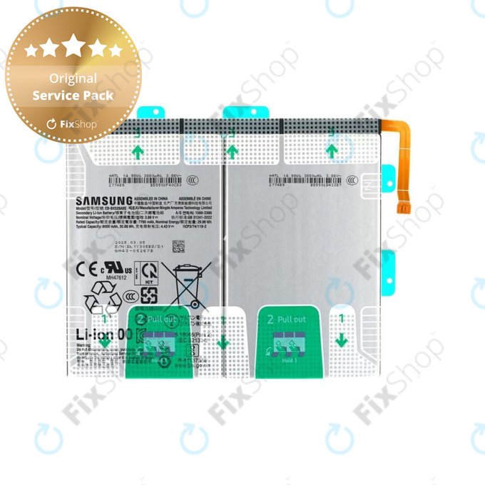 Samsung Galaxy Tab S10 Lite X400, X406, S10 FE X520, X526 - Baterija EB-BX526ABE 8000mAh - GH82-37144A Genuine Service Pack