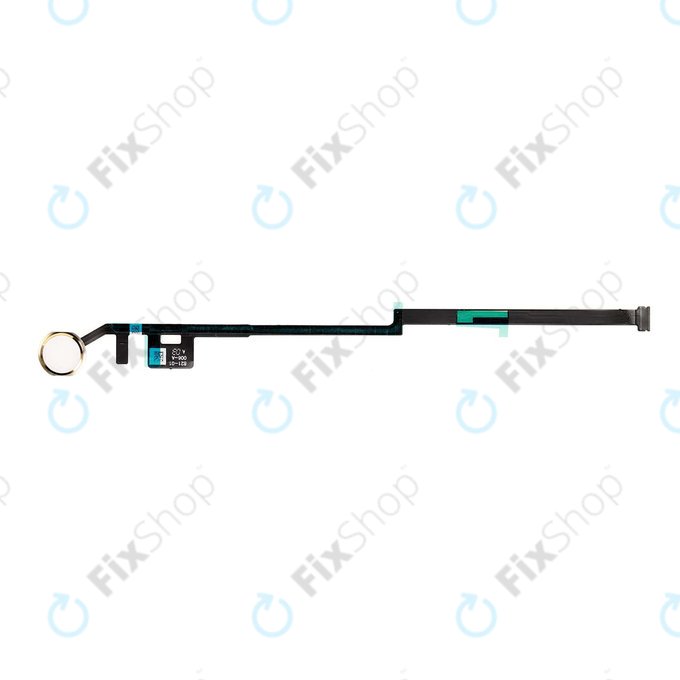 Apple iPad (7. generacija 2019., 8. generacija 2020., 9. generacija 2021.) - Tipka Home + fleksibilni kabel (zlatni)