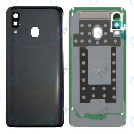 Samsung Galaxy A40 A405F - Poklopac baterije (crni) - GH82-19406A Originalni servisni paket
