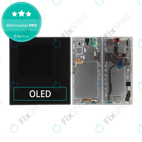 Samsung Galaxy Z Fold 7 F966B - LCD zaslon + zaslon osjetljiv na dodir + okvir (Mint) OLED