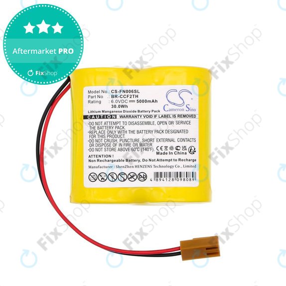 Baterija za Cutler Hammer A06 Control, 5000mAh, Li-MnO2, 6V, A06B-0073-K001, HQ