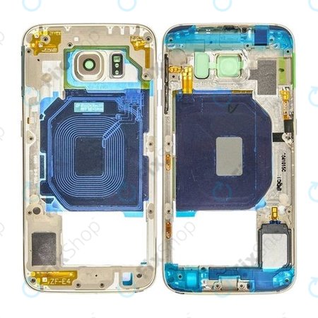 Samsung Galaxy S6 G920F - Srednji okvir (zlato) - GH96-08583C Originalni servisni paket