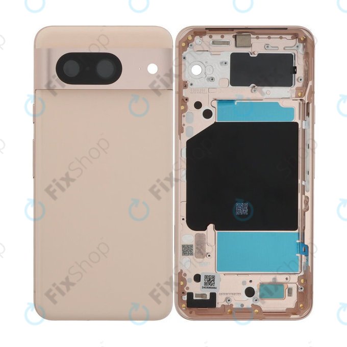 Google Pixel 8 - Poklopac baterije komplet (Rose)