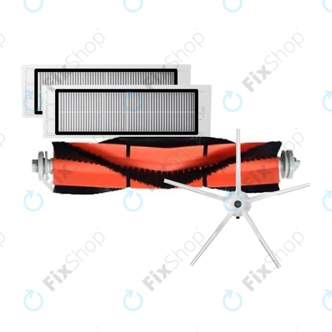 Xiaomi Roborock S5, S5 Max, S6, S6 MaxV, S6 Pure, S7, S7 MaxV, Mi Robot Vacuum Mop 1C, 1S, Xiaowa E2, Lite C10 - Početni set (bijeli)